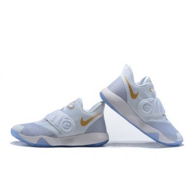 Nike Erkek Kd Trey 5 Vi Beyaz / Metal Altın / Gri Basketbol Ayakkabısı Türkiye - V02ZP4PH